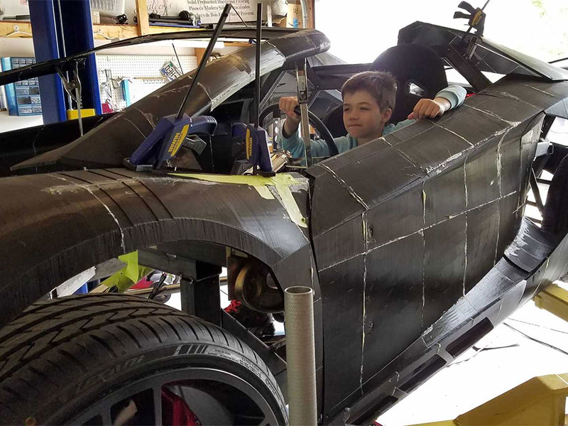 فيديو لا يصدق...  نسخة من لامبورجيني بـ 20 ألف دولار فقط